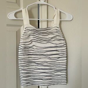Club Monaco Square Neck Knit Tank XS